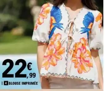 Blouse imprimée
