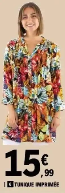 Tunique imprimée