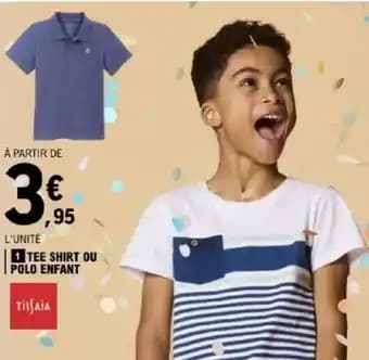 TISSAIA Tee shirt ou polo enfant
