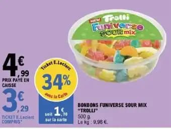 TROLLI Bonbons funiverse sour mix 500 g
