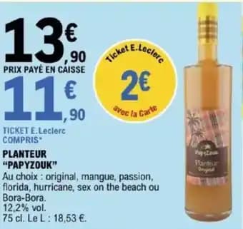 "PAPYZOUK" Planteur 75 cl