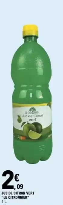 “LE CITRONNIER” Jus de citron vert 1 l