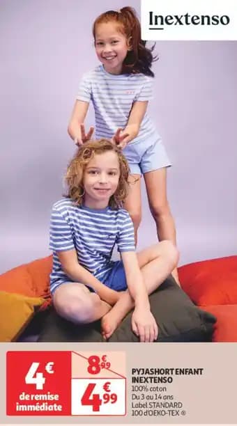 INEXTENSO Pyjashort enfant