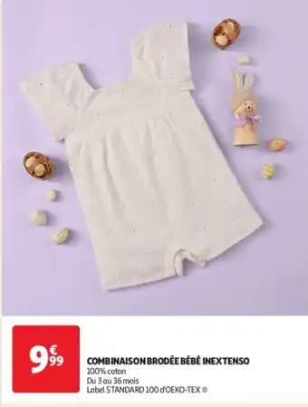 INEXTENSO Combinaison brodée bébé