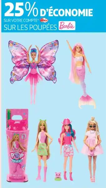 Promotion Exclusives de 26
Barbie : Découvrez l'Offre incontournable