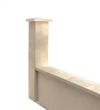 Élément béton pour pilier sable