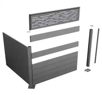 Panneau décor aluminium almo