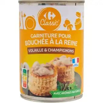 CARREFOUR CLASSIC' Garniture pour bouchée à la reine
