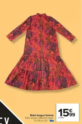 Robe longue femme