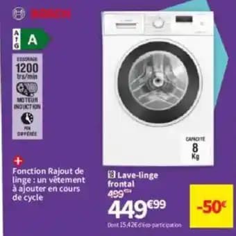 BOSCH Lave-linge frontal