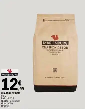 MARIENBURG Charbon de bois 50 l