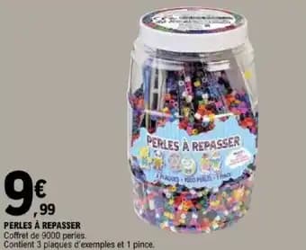 Promotion Exclusives de 2
            
        
        Perles a repasser : Découvrez l'Offre incontournable