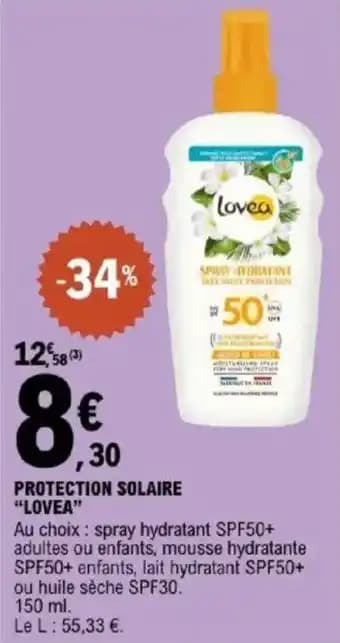 Promotion Exclusives de 1
            
        
        Protection solaire : Découvrez l'Offre incontournable
