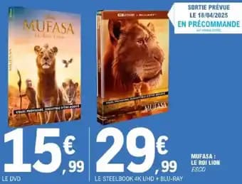 Mufasa: le roi lion escd