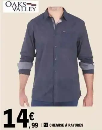 OAKS VALLEY Chemise à rayures