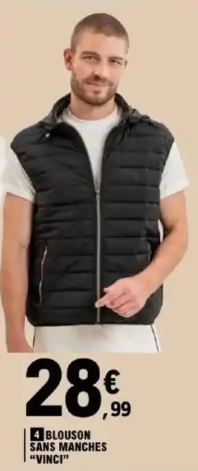 Promotion Exclusives de 1
            
        
        Blouson sans manches : Découvrez l'Offre incontournable