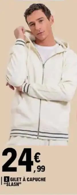 Gilet à capuche "slash"