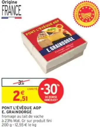 Pont l'évêque aop e. graindorge 200 g