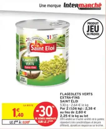 FLAGEDLETS VERTS Extra-fins 530 g