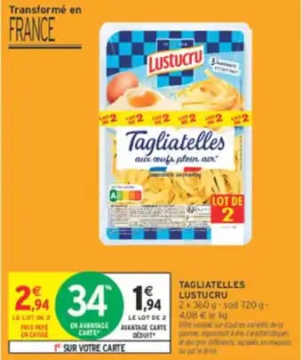 Tagliatelles lustucru 720 g