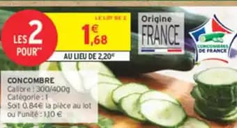 Concombre 300/400 g
