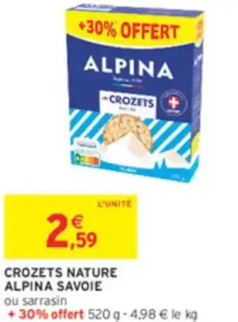 CROZETS NATURE ALPINA SAVOIE 520 g