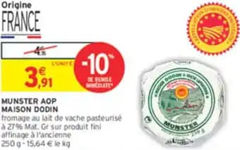 Munster aop maison dodin 250 g