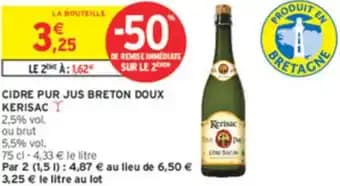 Promotion Exclusives de 1
Kérisac : Découvrez l'Offre incontournable