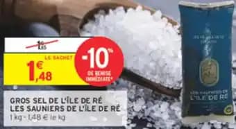 Gros sel de l'ile de ré les sauniers de l'île de ré 1 kg