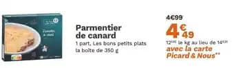 Parmentier de canard 350 g