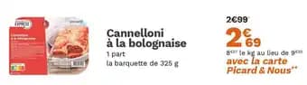 Promotion Exclusives de 1
À la bolognaise : Découvrez l'Offre incontournable