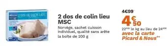 2 dos de colin lieu MSC 200 g
