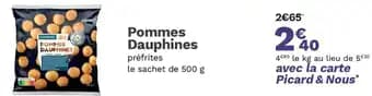 Promotion Exclusives de 5
            
        
        Pommes dauphines : Découvrez l'Offre incontournable