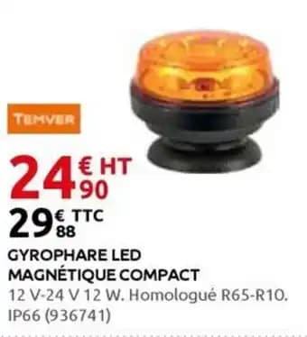 Gyrophare led magnétique compact