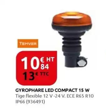 Gyrophare led compact 15 w