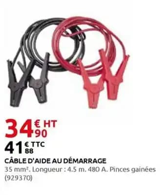 Câble d'aide au démarrage