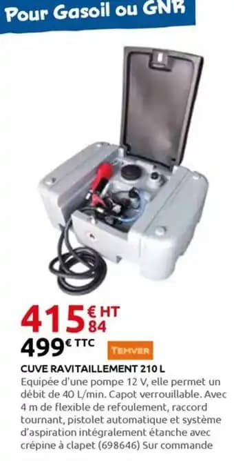 Cuve ravitaillement 210 L