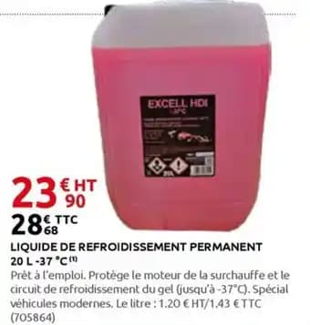 Liquide de refroidissement permanent 20 L