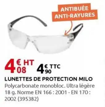 Lunettes de protection milo