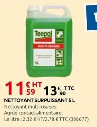 TEEPOL Nettoyant surpuissant 5 L