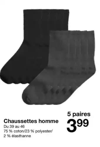 Promotion Exclusives de 7
Chaussettes homme : Découvrez l'Offre incontournable