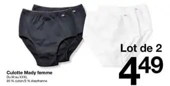 Promotion Exclusives de 3
Culotte femme : Découvrez l'Offre incontournable