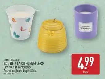 Promotion Exclusives de 2
Bougie citronnelle : Découvrez l'Offre incontournable