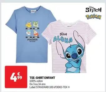 Promotion Exclusives de 7
Tee shirt enfant : Découvrez l'Offre incontournable