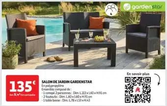 Promotion Exclusives de 40
            
        
        Gardenstar : Découvrez l'Offre incontournable