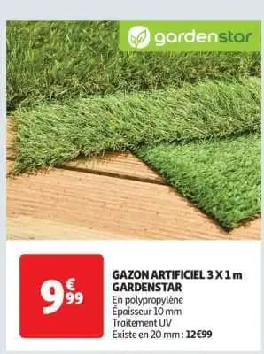 Gazon Artificiel 3 X 1 M Gardenstar