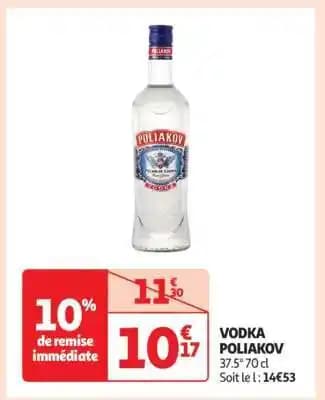 Promotion Exclusives de 7
Vodka poliakov : Découvrez l'Offre incontournable