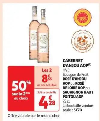 Promotion Exclusives de 6
Cabernet d'anjou aop : Découvrez l'Offre incontournable