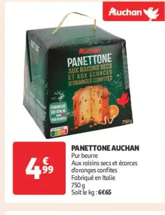 AUCHAN Panettone 750 g
