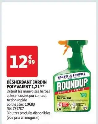 Promotion Exclusives de 5
Désherbant polyvalent : Découvrez l'Offre incontournable